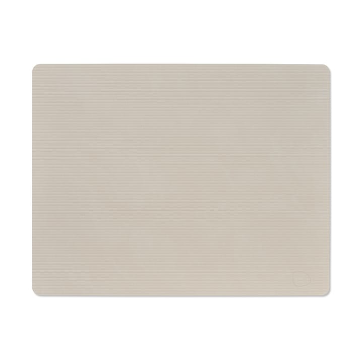 Corduroy bordbrikke square L - Oyster White - LIND DNA