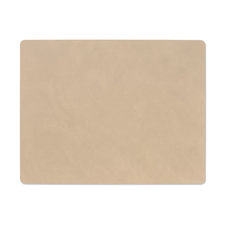 Corduroy bordbrikke square L - Sand - LIND DNA