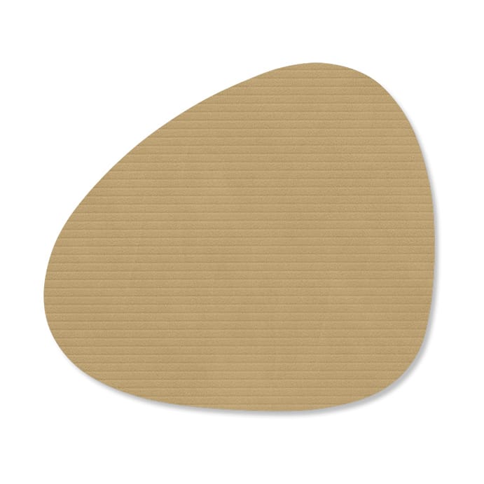 Corduroy glassunderlag curve - Khaki - LIND DNA
