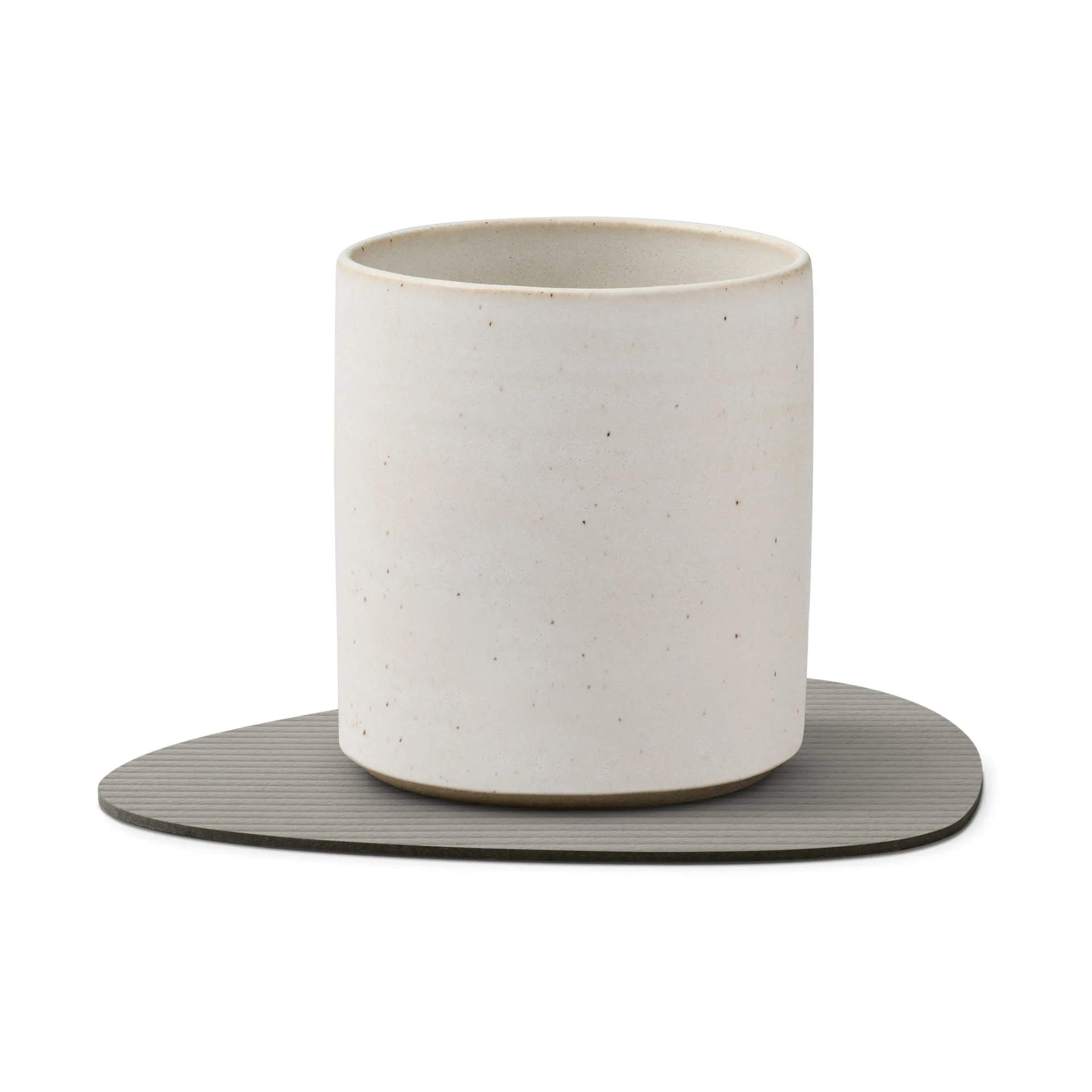 Corduroy glassunderlag curve, Light Grey LIND DNA