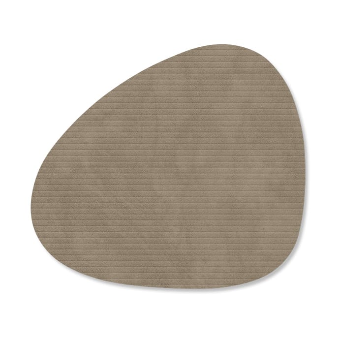 Corduroy glassunderlag curve - Nomad Grey - LIND DNA