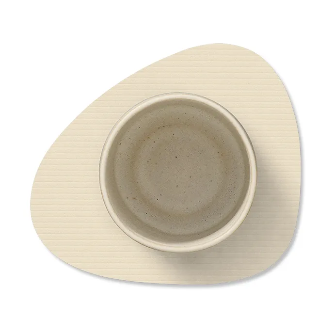 Corduroy glassunderlag curve, Vanilla LIND DNA