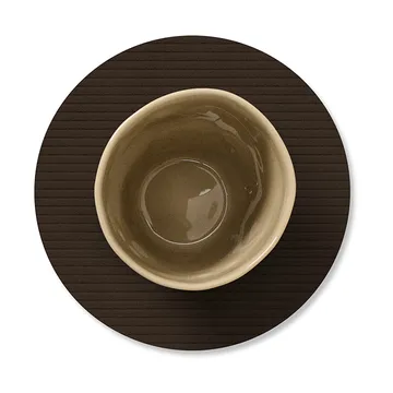 Corduroy glassunderlag - Hazel, circle - LIND DNA