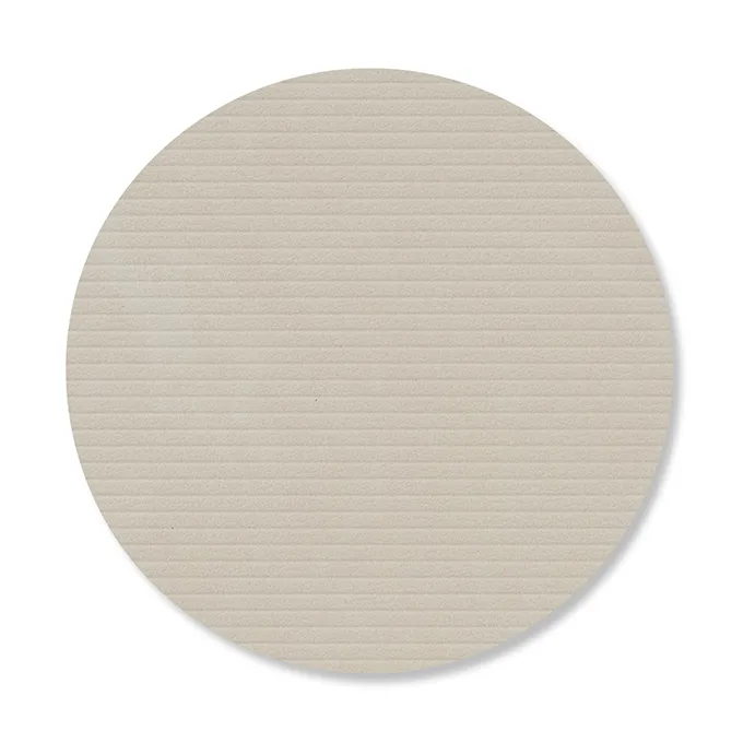 Corduroy glassunderlag, Oyster white, circle LIND DNA