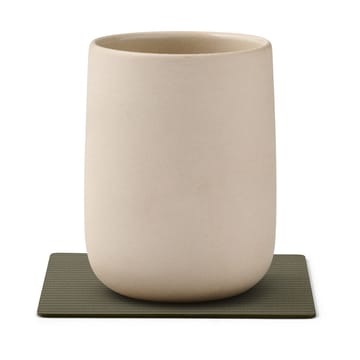 Corduroy glassunderlag square - Army Green - LIND DNA