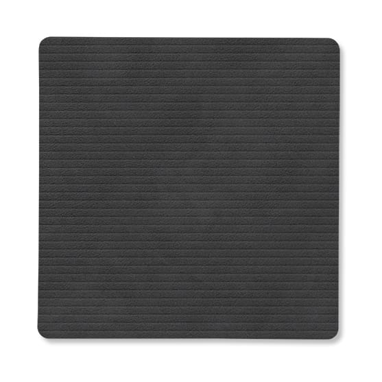 Corduroy glassunderlag square - Black - LIND DNA
