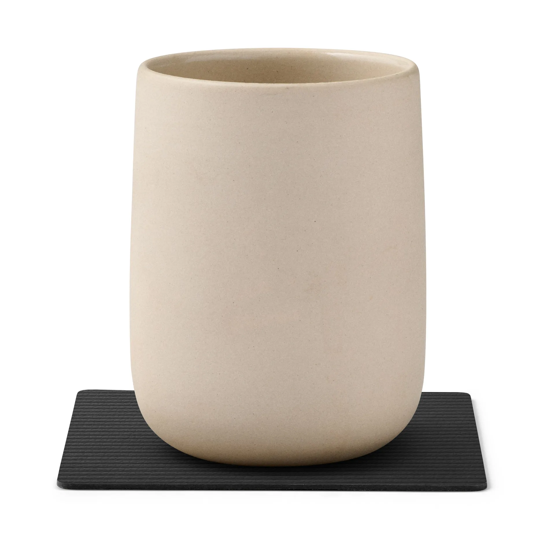 Corduroy glassunderlag square, Black LIND DNA