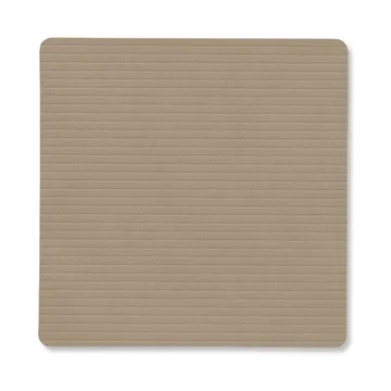 Corduroy glassunderlag square - Clay Brown - LIND DNA