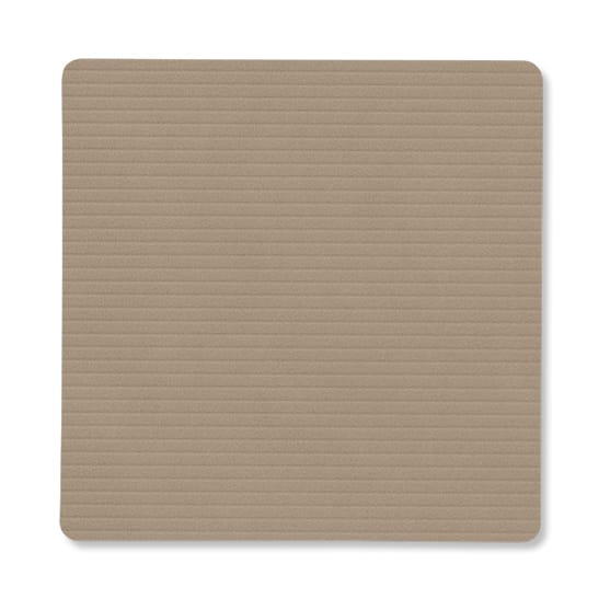 Corduroy glassunderlag square - Clay Brown - LIND DNA