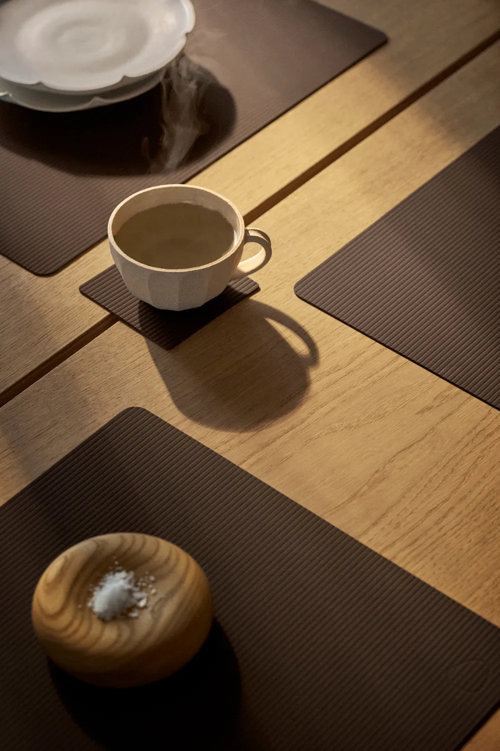 Corduroy glassunderlag square, Hazel LIND DNA