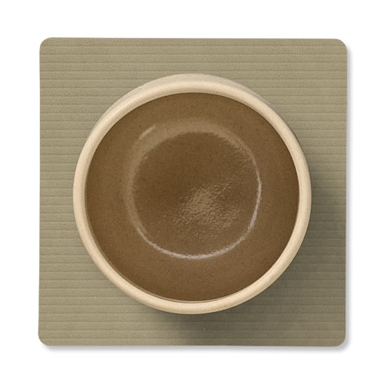 Corduroy glassunderlag square, Herbal Dust LIND DNA