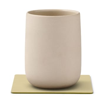 Corduroy glassunderlag square - Lemon Sorbet - LIND DNA