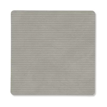 Corduroy glassunderlag square - Light Grey - LIND DNA