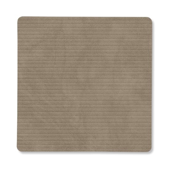 Corduroy glassunderlag square - Nomad Grey - LIND DNA