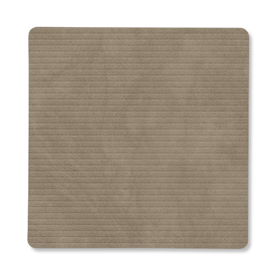 LIND DNA Corduroy glassunderlag square Nomad Grey