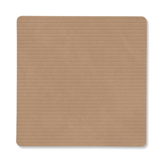 Corduroy glassunderlag square - Nougat - LIND DNA