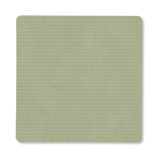 Corduroy glassunderlag square, Olive Green LIND DNA