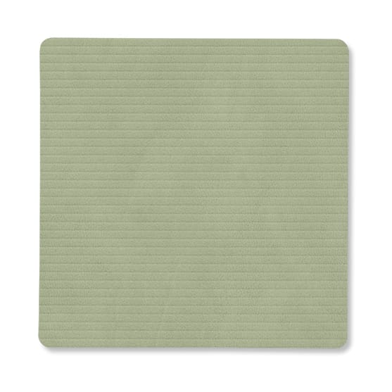 Corduroy glassunderlag square - Olive Green - LIND DNA