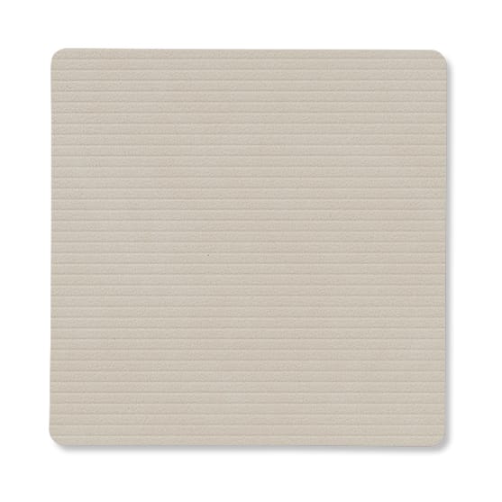 Corduroy glassunderlag square - Oyster White - LIND DNA