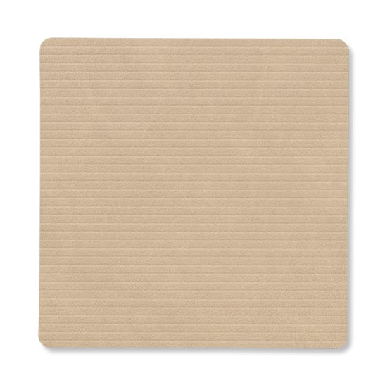 Corduroy glassunderlag square - Sand - LIND DNA