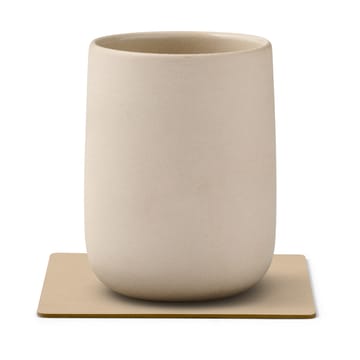 Corduroy glassunderlag square - Sand - LIND DNA