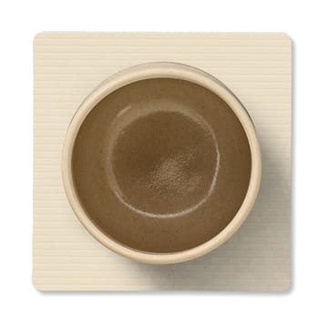 Corduroy glassunderlag square - Vanilla - LIND DNA