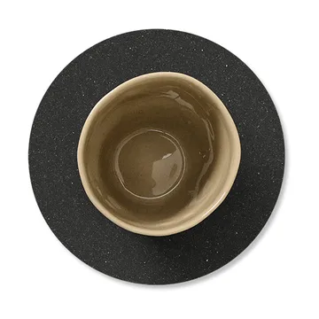 Core glassunderlag circle  - Flecked anthracite - LIND DNA