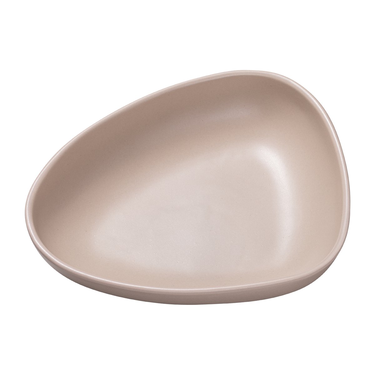 LIND DNA - Curve Stoneware dyp tallerken 22x19 cm sand