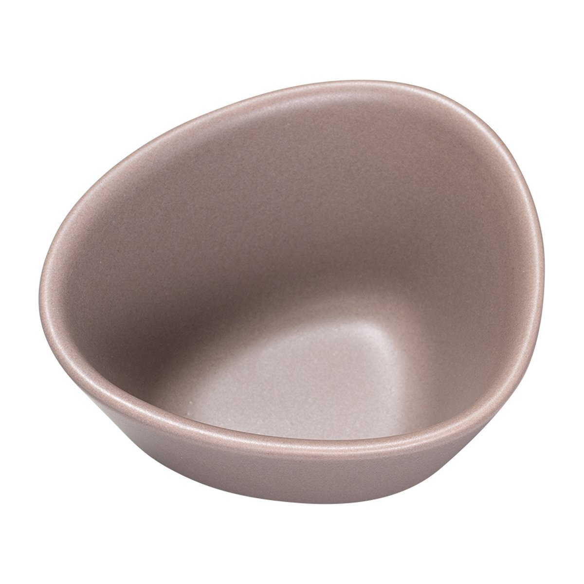 LIND DNA Curve Stoneware skål S 10x11 cm Warm grey