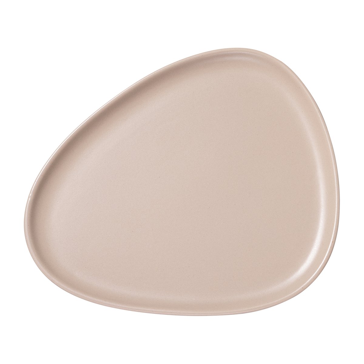 LIND DNA - Curve Stoneware middagstallerken 30x26 cm sand