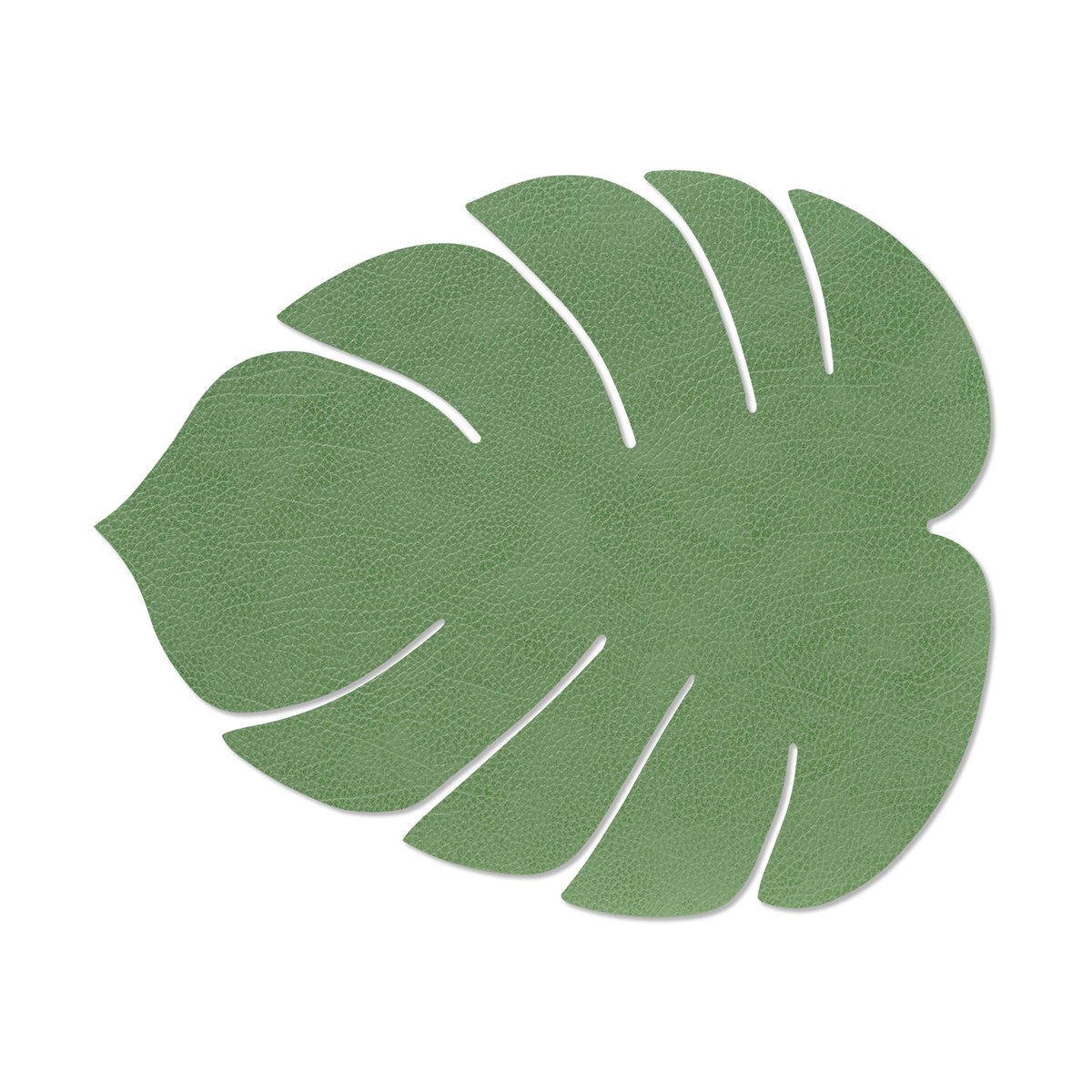 LIND DNA Monstera Leaf Hippo spisebrikke L Forest green
