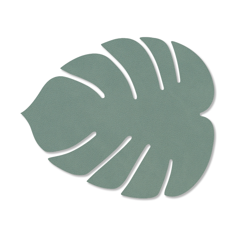 LIND DNA Monstera Leaf Nupo glassunderlag Pastellgrønn