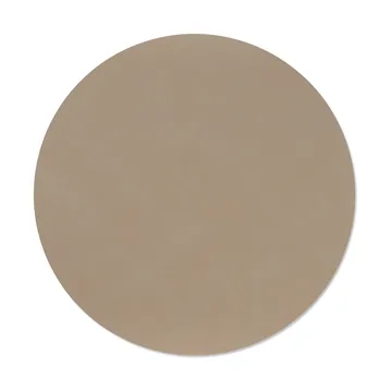 Nupo bordbrikke - Clay brown, circle, L - LIND DNA