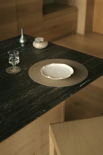 Nupo bordbrikke - Clay brown, circle, L - LIND DNA