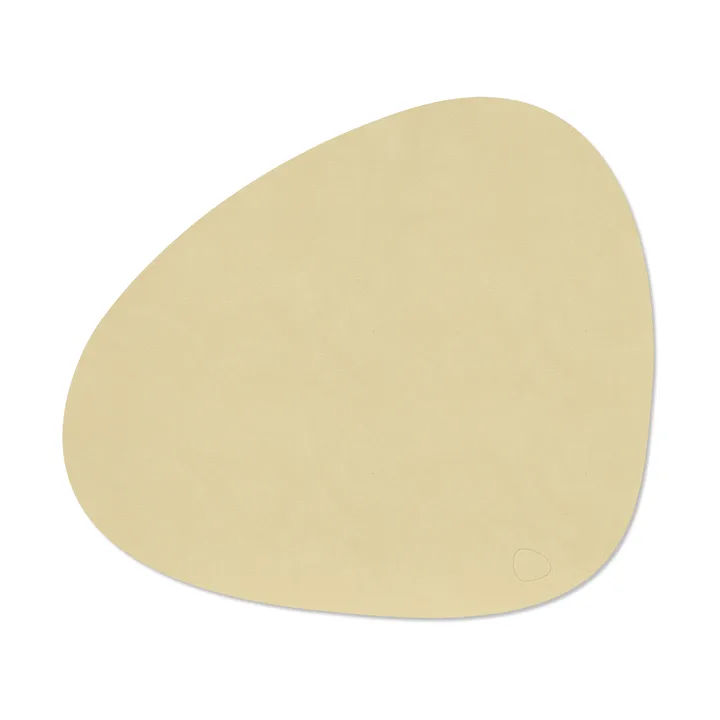 Nupo bordbrikke curve L - Lemon sorbet, 44x37 cm - LIND DNA