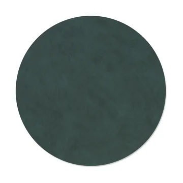 Nupo bordbrikke - Dark green, circle, L - LIND DNA