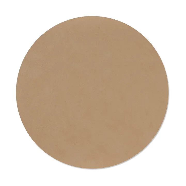 Nupo bordbrikke - Nougat, circle, L - LIND DNA