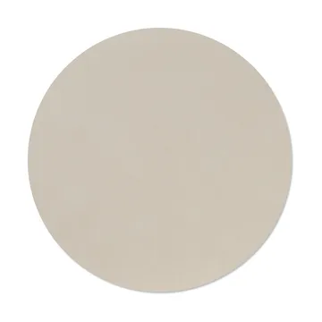 Nupo bordbrikke - Oyster white, circle, L - LIND DNA