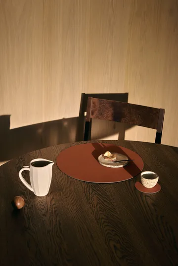 Nupo bordbrikke - Rust, circle, L - LIND DNA