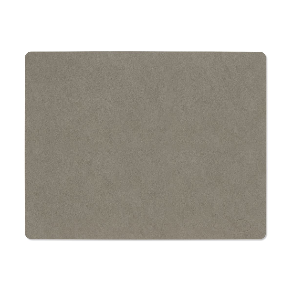 LIND DNA Nupo bordbrikke square L Flint grey