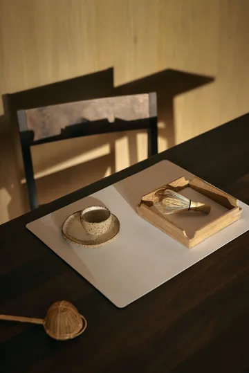 Nupo bordbrikke square L - Pure white - LIND DNA