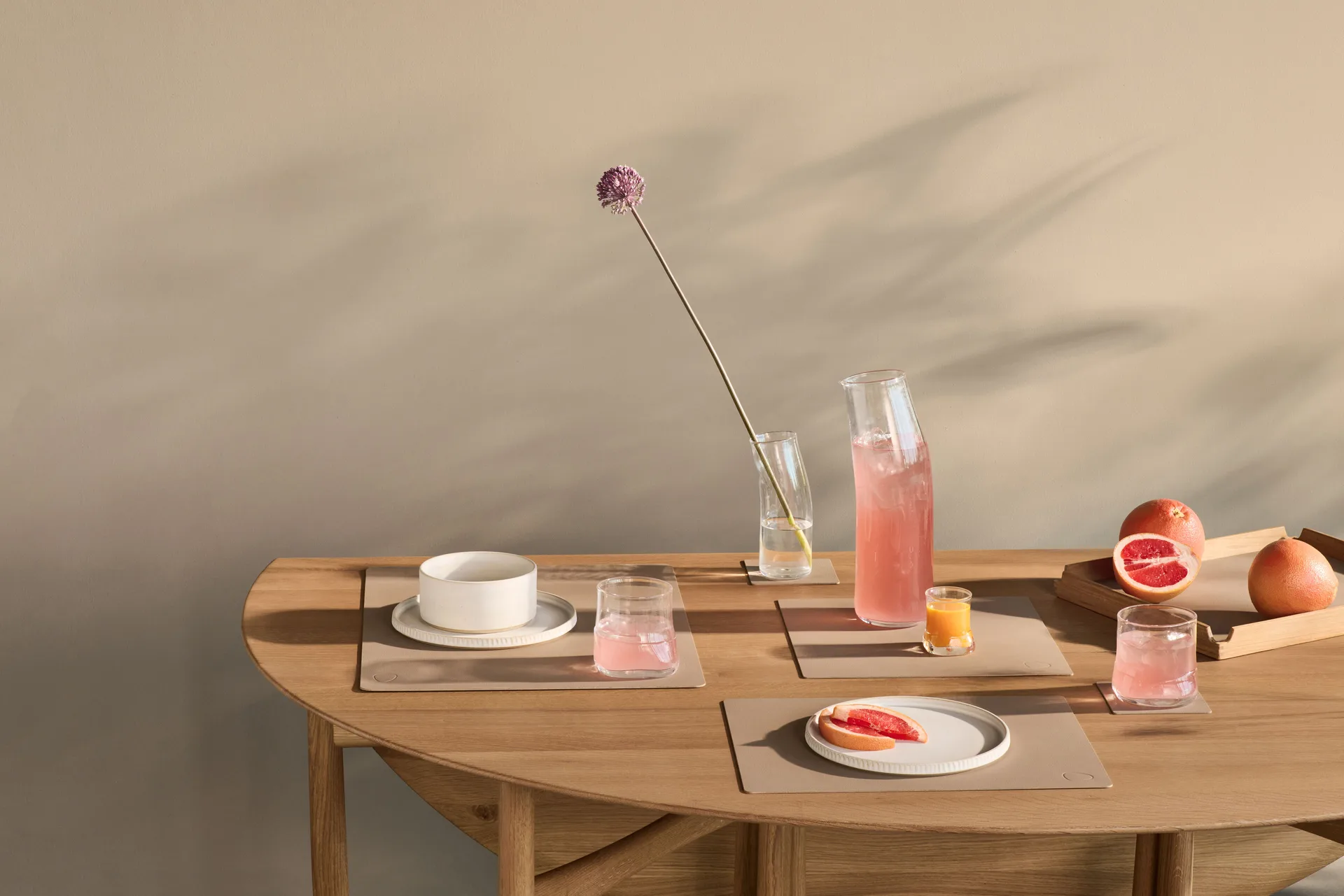 Nupo glassbrikke square, Clay brown LIND DNA