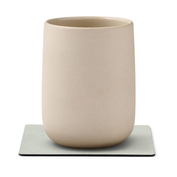 Nupo glassbrikke square, metallic (steingrå) LIND DNA