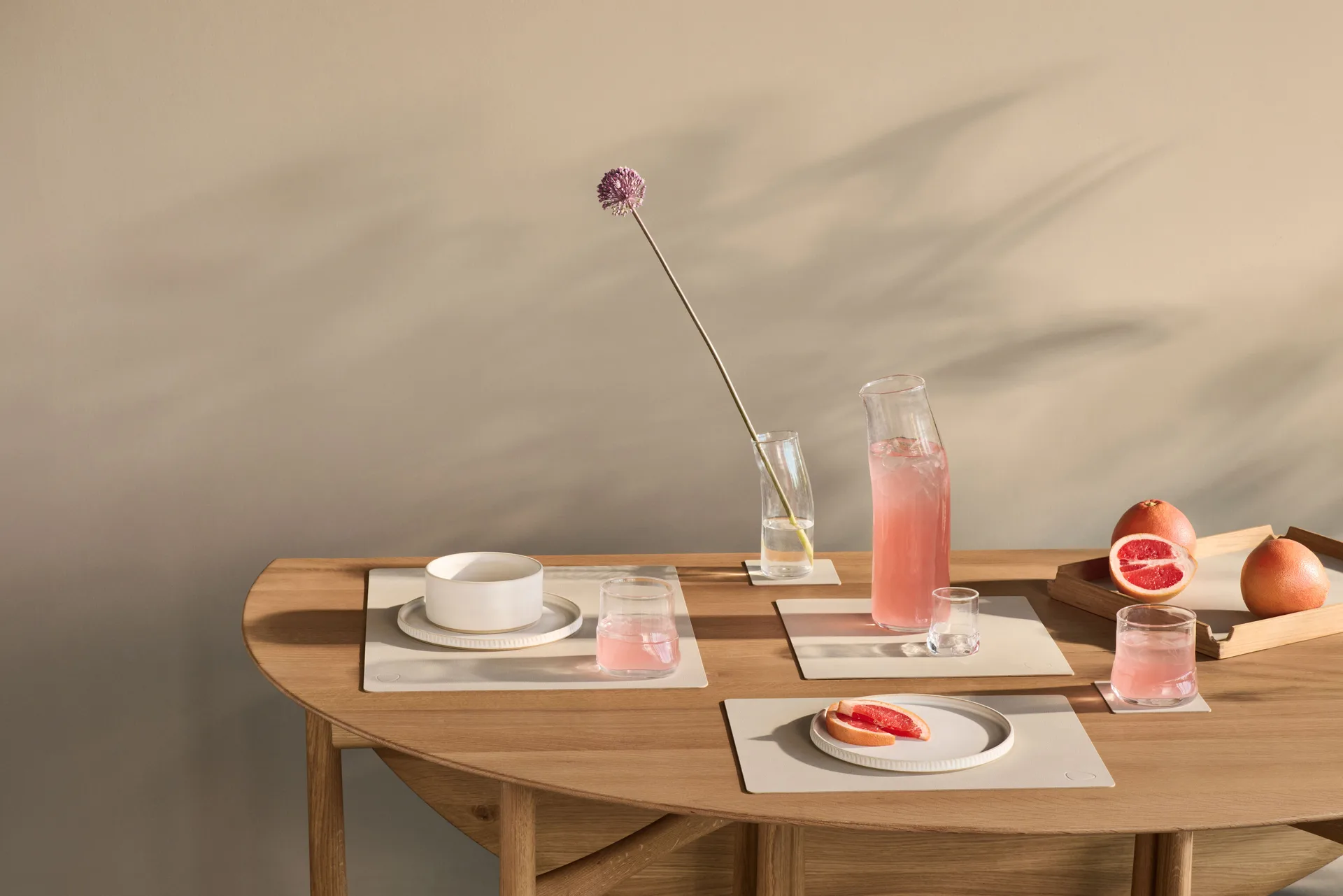 Nupo glassbrikke square, Oyster white LIND DNA