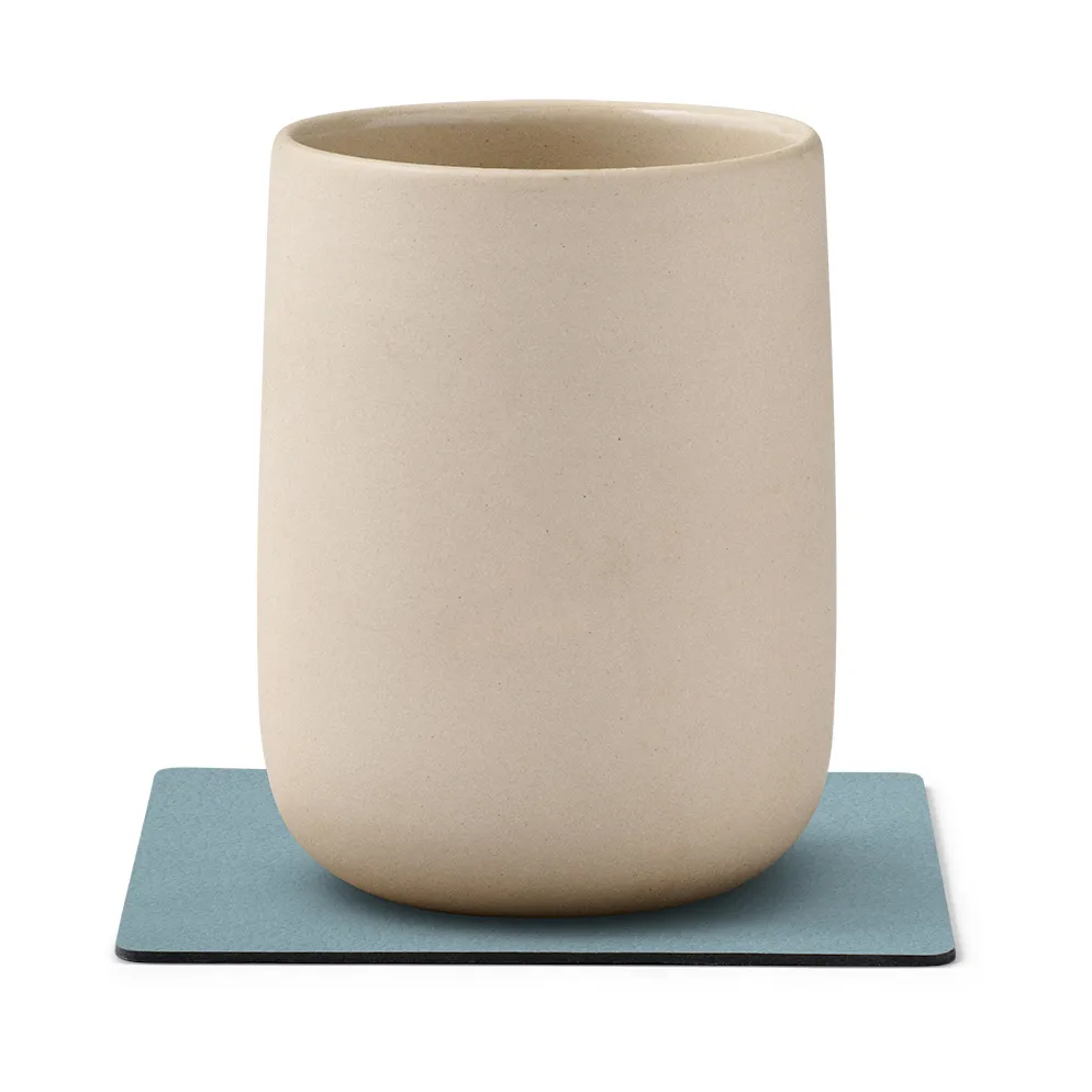 Nupo glassunderlag vendbar square 1 stk., lyseblå-lysegrå LIND DNA