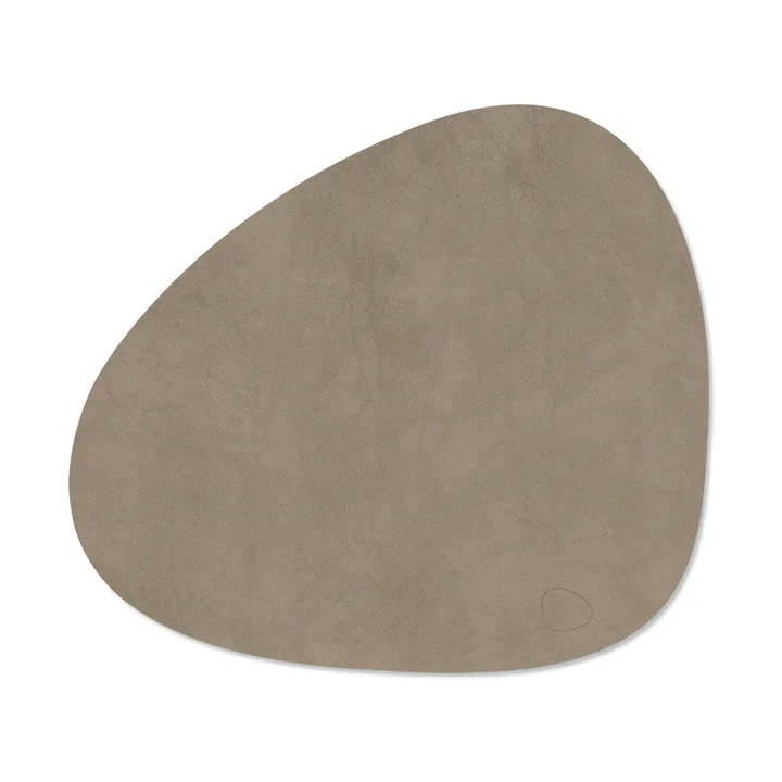 Nupo spisebrikke curve M - Nomad grey, 35x31 cm - LIND DNA