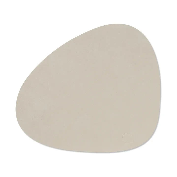 Nupo spisebrikke curve M - Oyster white, 35x31 cm - LIND DNA