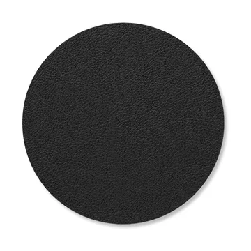 Serene glassunderlag circle Ø 10 cm - Svart - LIND DNA
