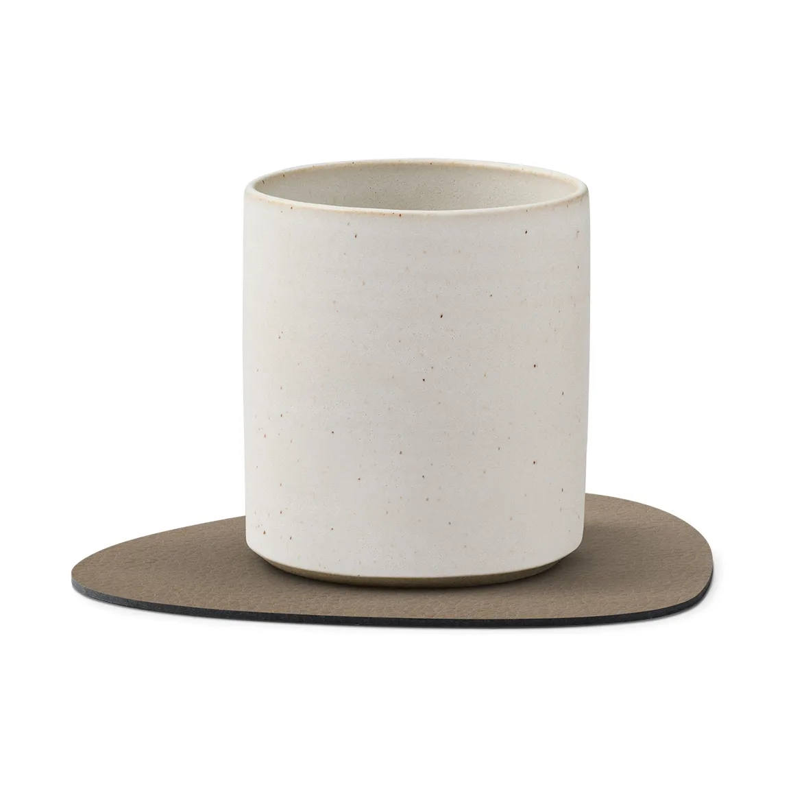 Serene glassunderlag curve 11 x 13 cm, Mole Grey LIND DNA