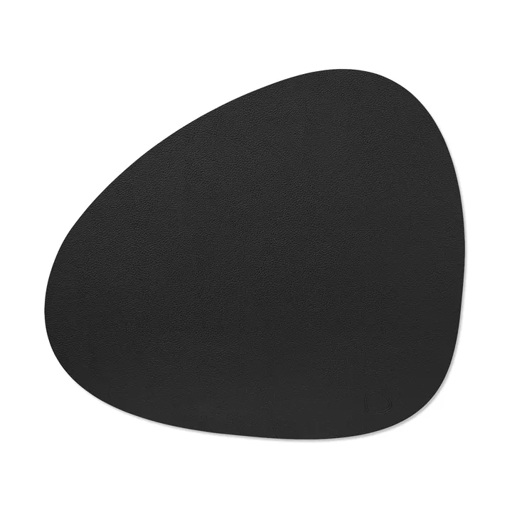Serene spisebrikke curve L 37 x 44 cm - Svart, 44x37 cm - LIND DNA